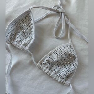 I.AM.GIA Embellished Bikini Top